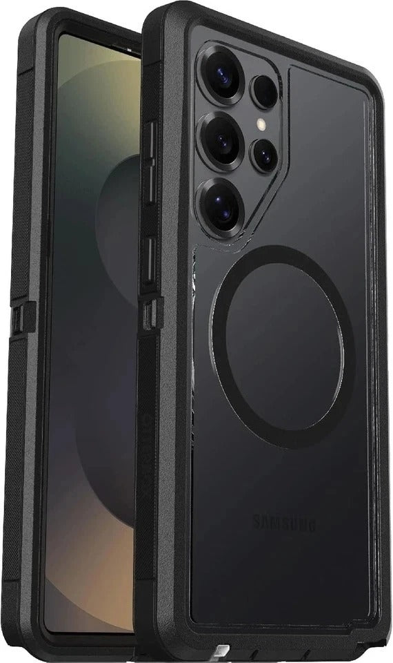 Otterbox Samsung Galaxy S25 Ultra Defender Series XT Clear Magnet Case - Dark Si