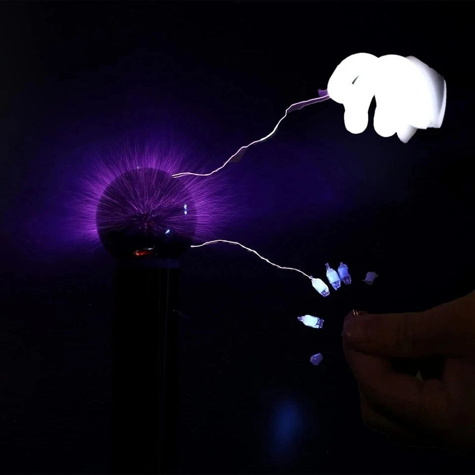 Tesla Coil DIY Kit, Touchable Plasma Ball Spark Gap Arc Generator for Physics T