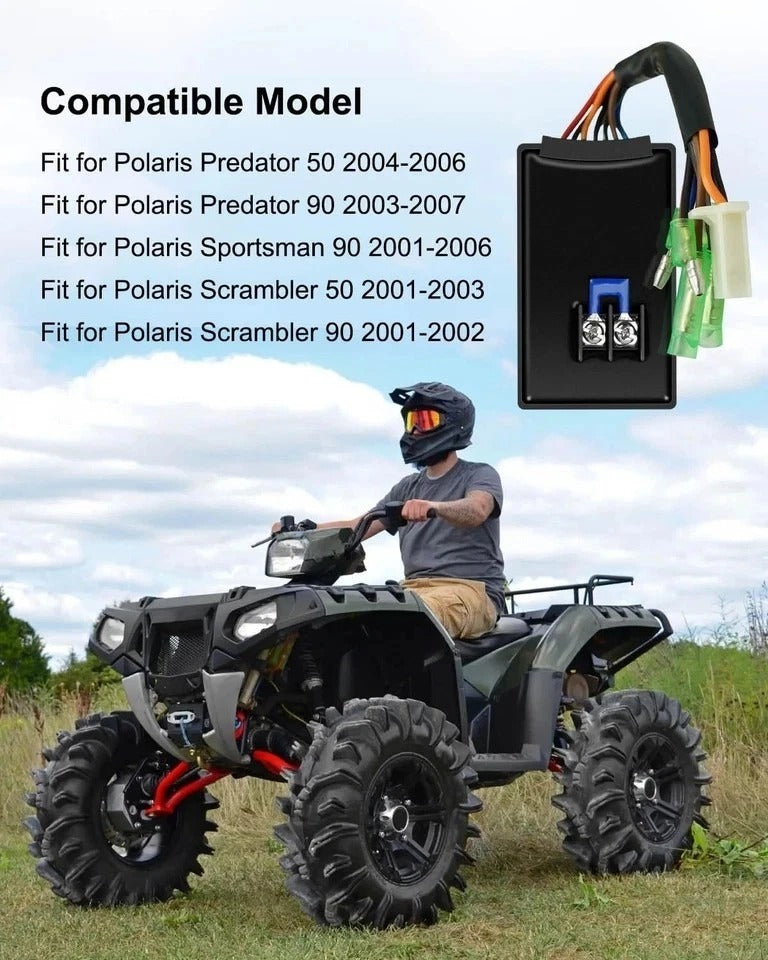 5PCS CDI Ignition Coil Kit for Polaris Sportsman Scrambler 90 50 2001-2007