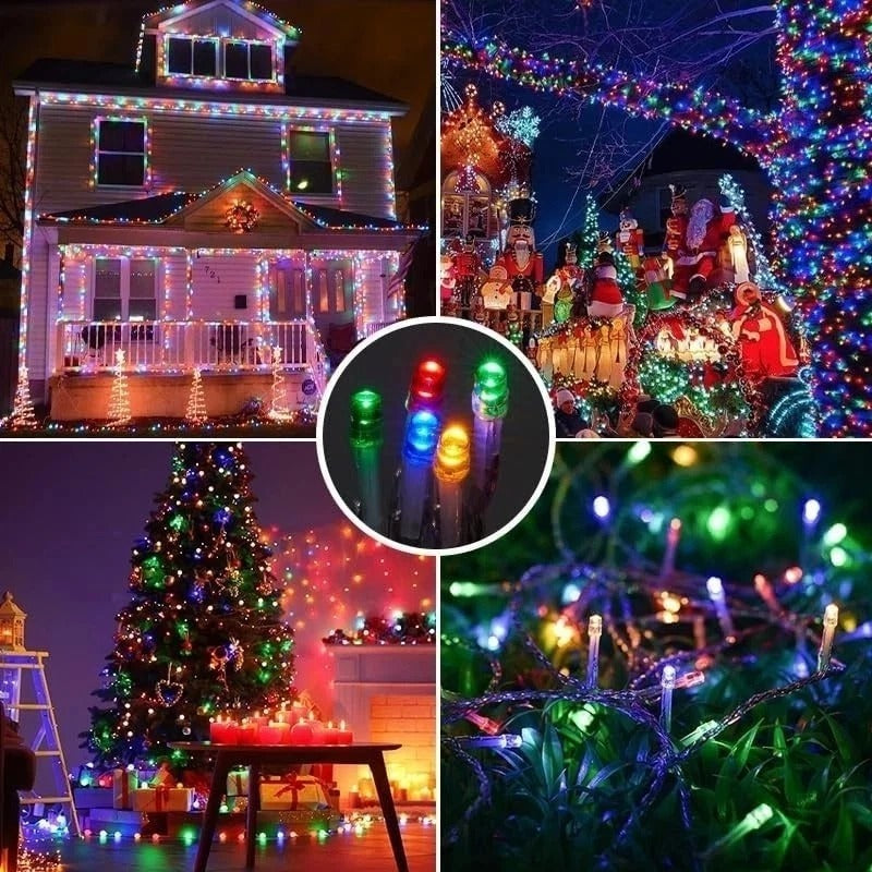 Multicolor 500LED Christmas String Lights 164ft Christmas Lights Waterproof