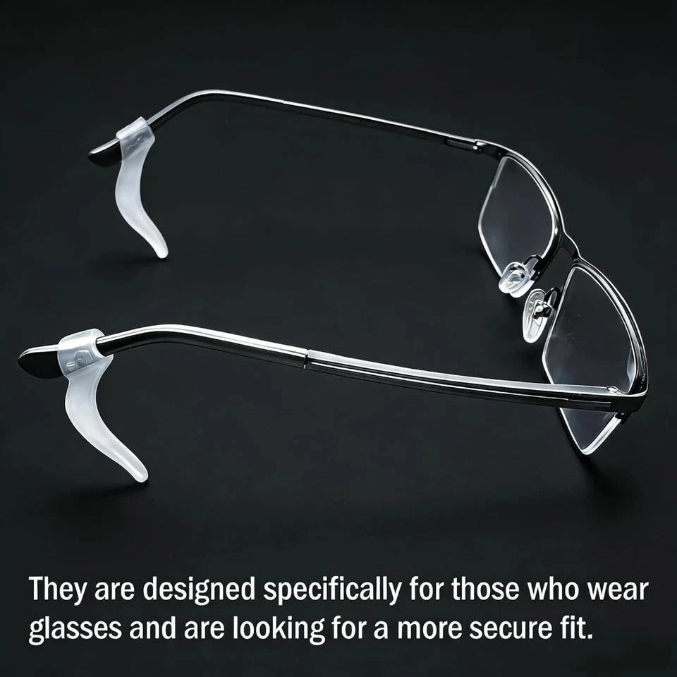 Anti-Slip Silicone Eyeglass Ear Grips 10 Pairs Sports Glasses Sunglasses Reading