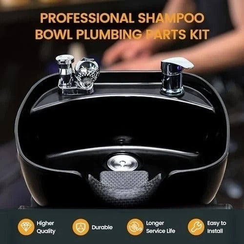 Salon Shampoo Bowl Faucet Vacuum Breaker Kit Spa Beauty Salon Shampoo Bowl Sink