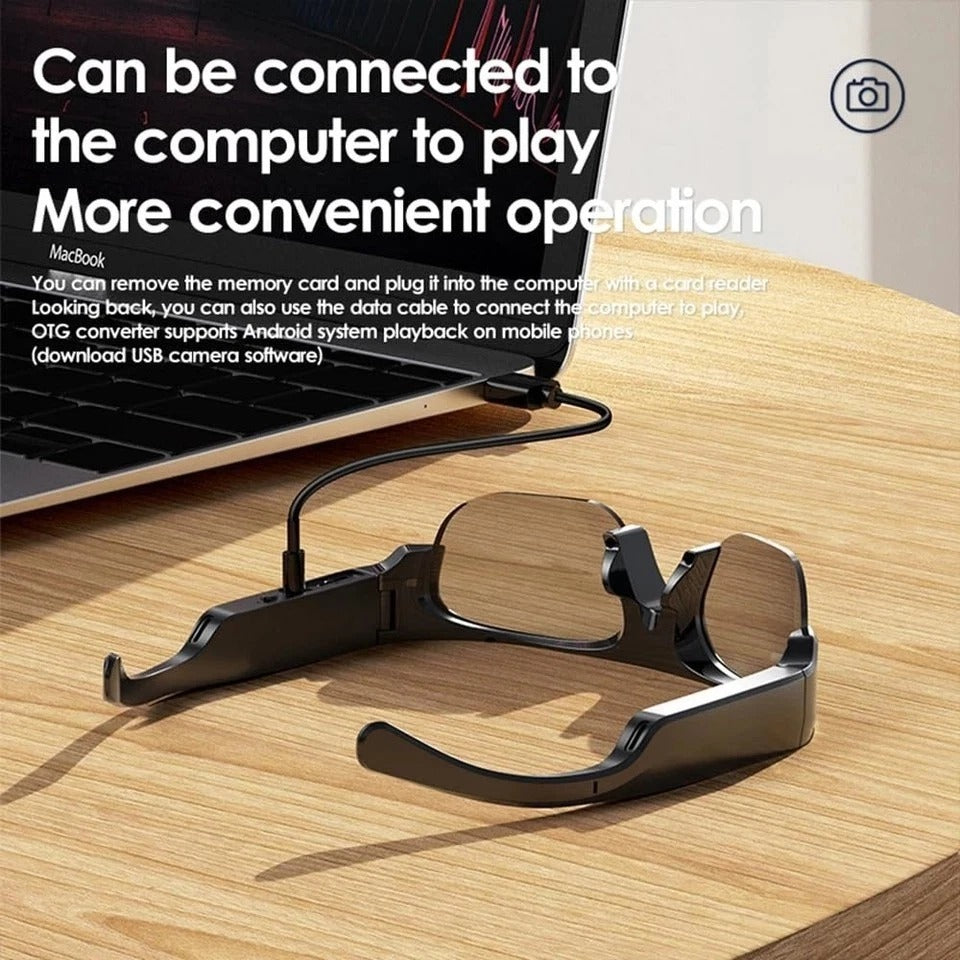 4K Camera Glasses, 2025 AI Smart Sunglasses with Camera, Video Glasses with U...