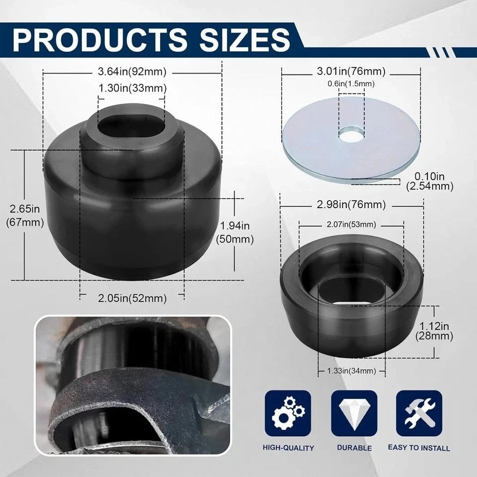 7-141 Body and Cab Mount Bushing Kit for 1999-2014 Chevy Silverado & GMC Sierra