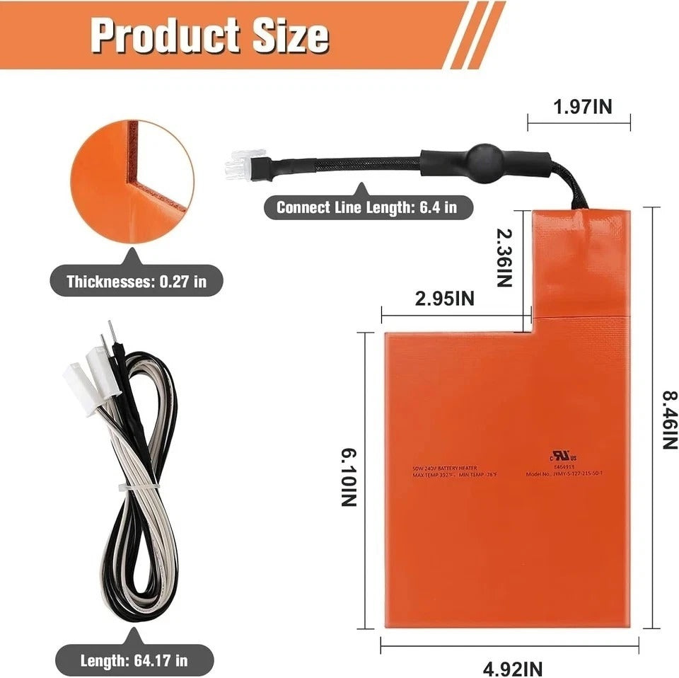 7101 Battery Heater for Generac Generator, 9Kw - 22Kw Geenerac Maintenance Kit A
