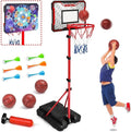 Kids Basketball Hoop - Adjustable Height 2.9Ft-6.2Ft Toddler for Kids, Goal Indo