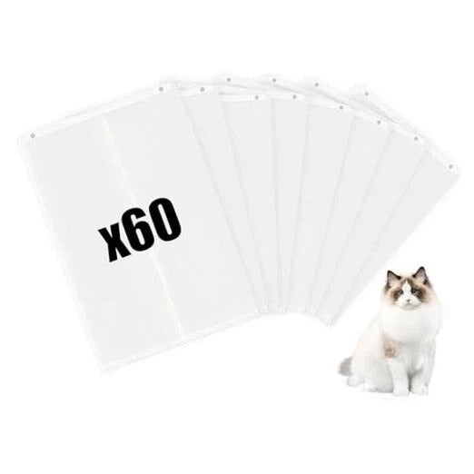 Upgrade Cat Litter Box Liners Design for Pet*Snowy SNOW+ Litter Box,60 Pcs