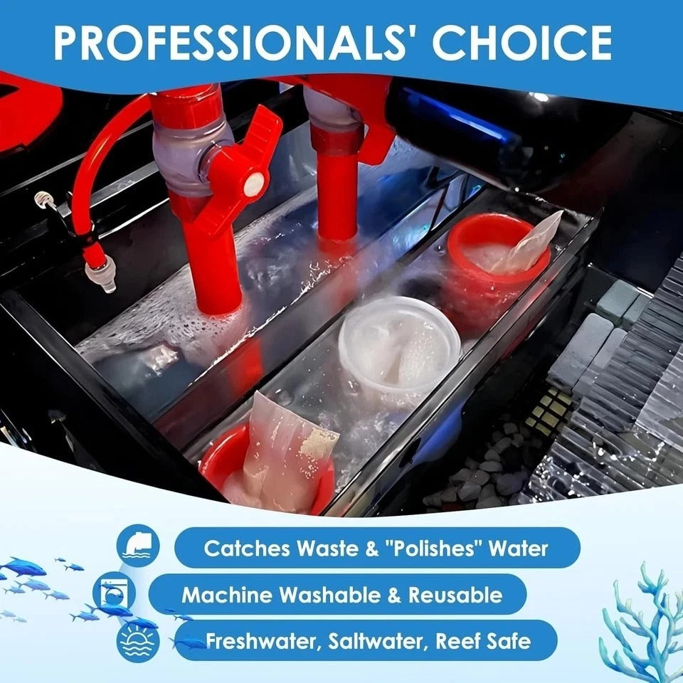 12 Pack 4 Inch Filter Sock, 150 Micron, Ring Honeycomb Filter Socks, Filter Sock