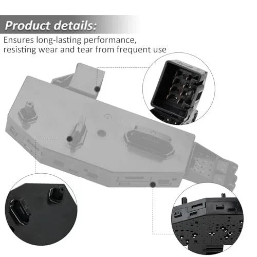 Driver Side Left Seat Adjust Switch Replacement for 2015-2020 Chevy Silverado
