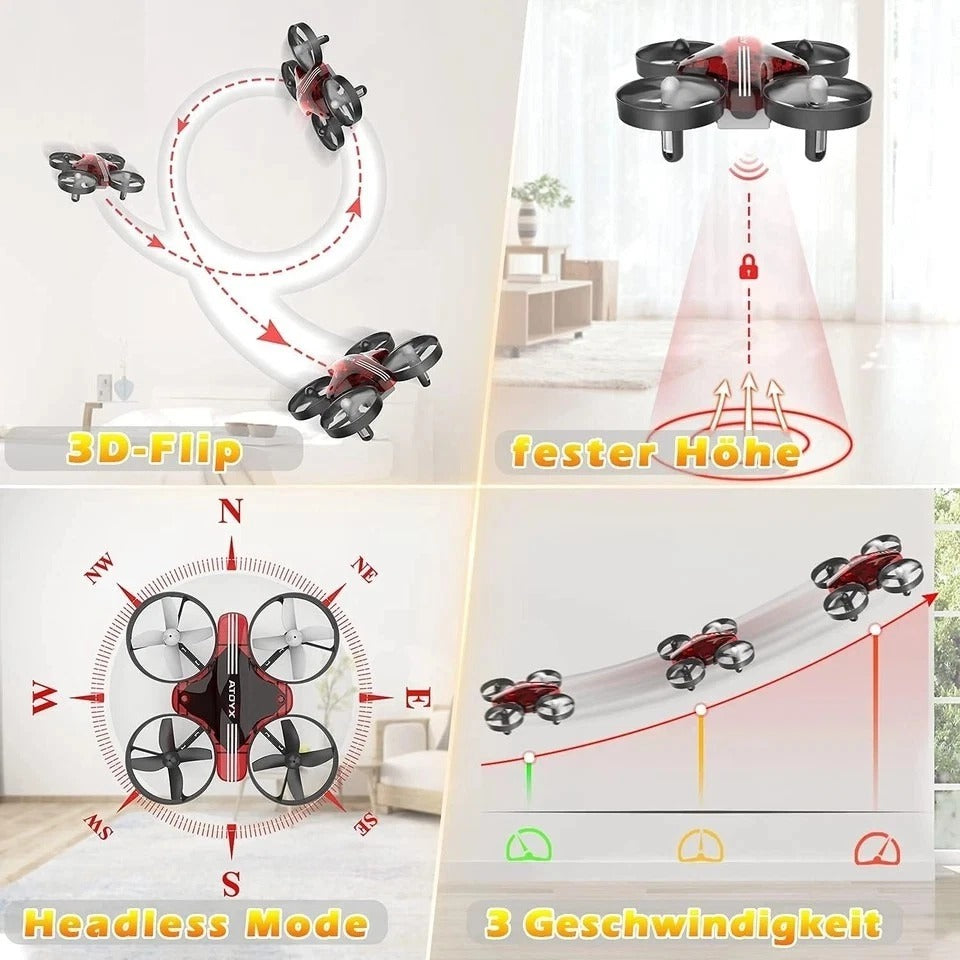 Mini Drone for Kids & Beginners, Indoor Portable Hand Operated/Rc Nano Helicopte