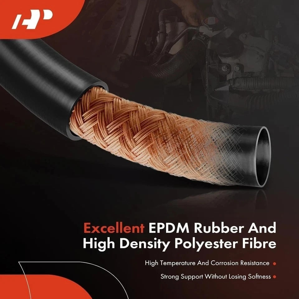 Upper Radiator Coolant Water Hose Pipe Compatible with E82, E88, E89, E90, E