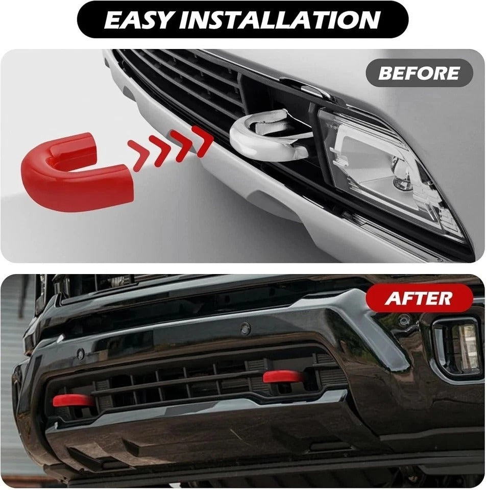 Tow Hook Covers for Silverado 2500/3500 HD 2020-2025, Hitch Cover Front Tow Hook