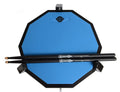 Drum Practice Pad and Carrying Case 12 Inch Silicone with Wooden Base and Re...