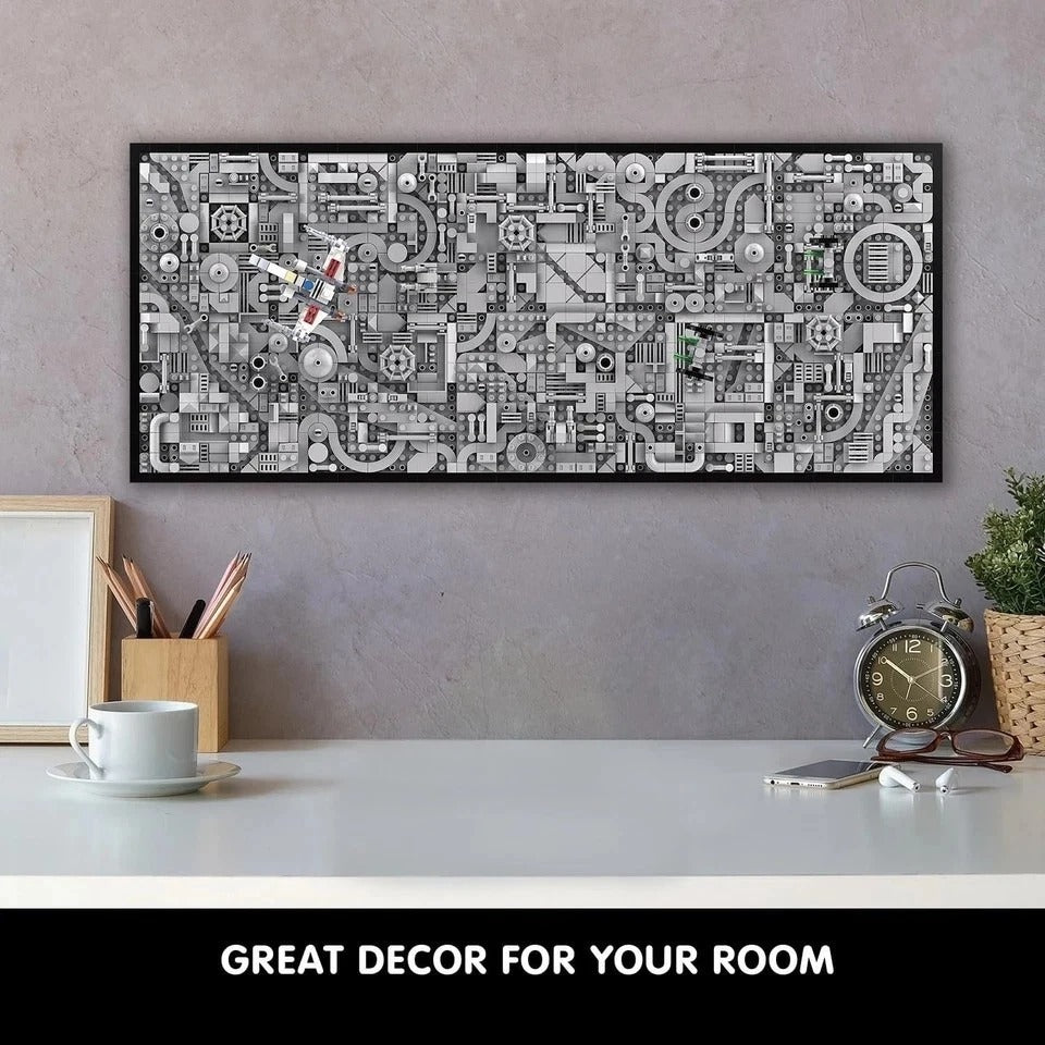 Creative 3D Wall Art Craft Kit: Star Wars Micro Brick Building Set for Ages 8+