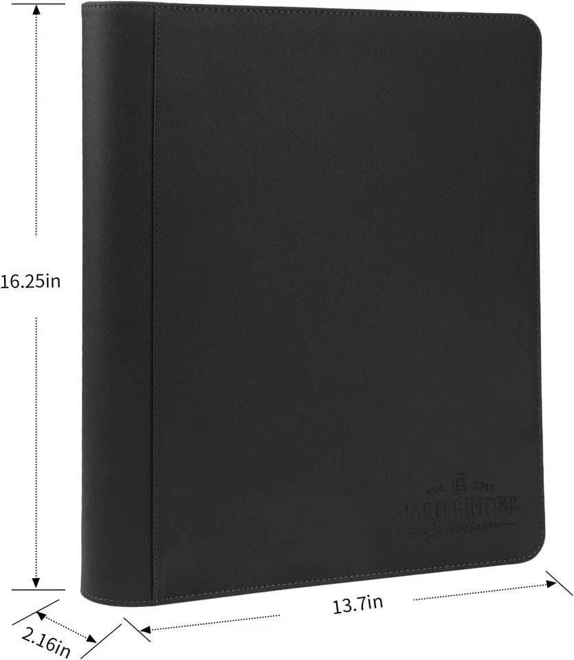 Toploader Binder Holds 288 Toploaders 9 Pocket Top Loader Binders for 3 x 4''