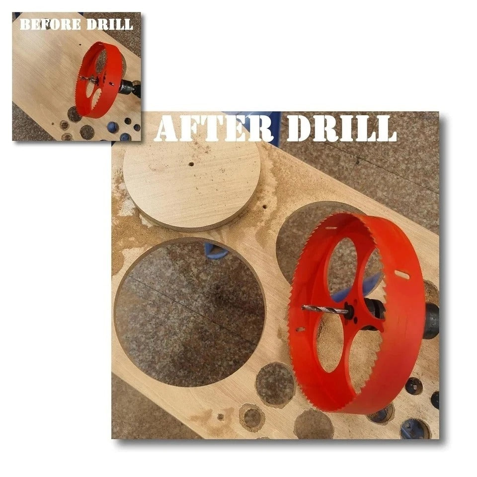 8-Inch Bi-Metal Hole Saw for Metal, Wood & Plastic Cutting