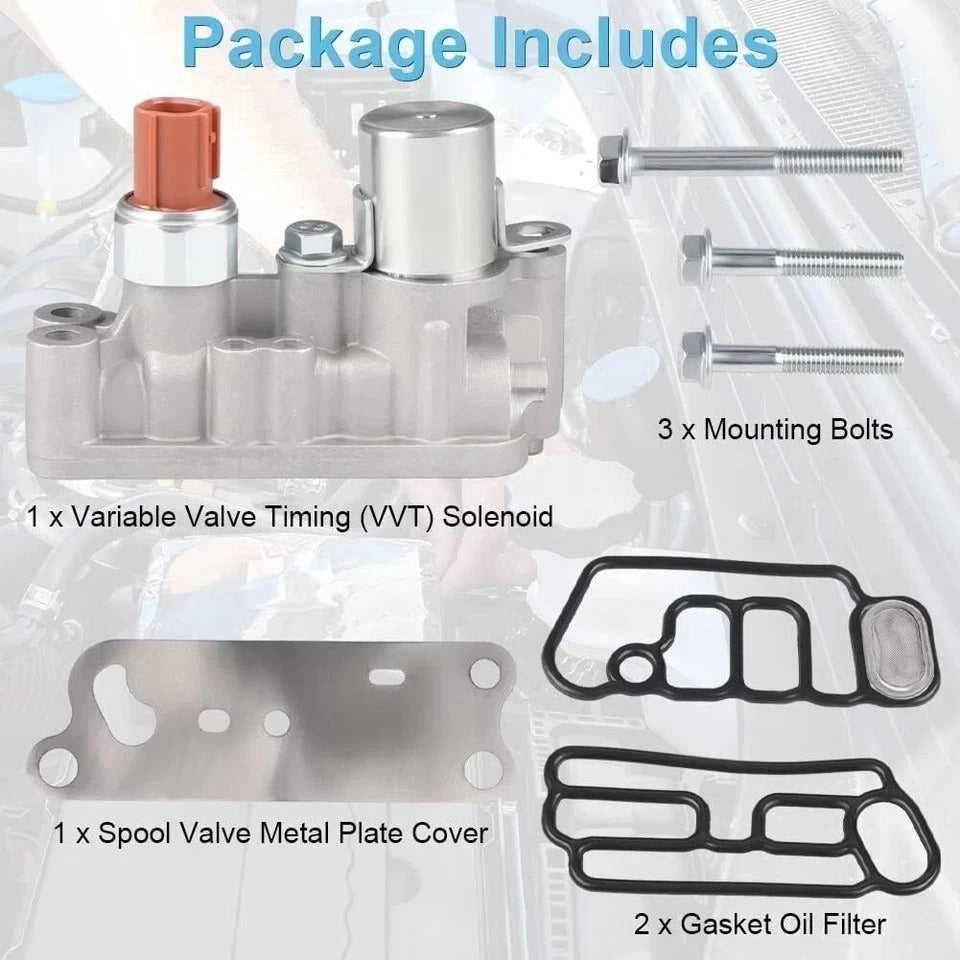 Engine Variable Valve Timing VVT Solenoid Compatible with 2008-2012 Honda Accord