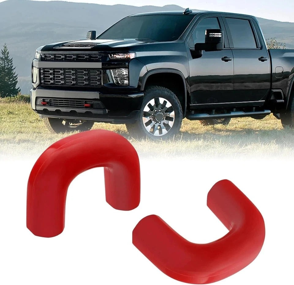 Tow Hook Covers for Silverado 2500/3500 HD 2020-2025, Hitch Cover Front Tow Hook
