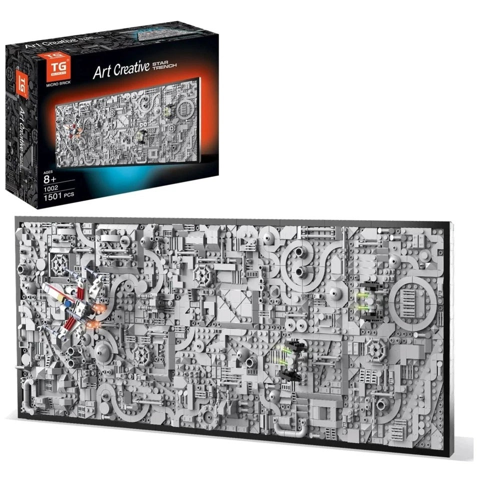 Creative 3D Wall Art Craft Kit: Star Wars Micro Brick Building Set for Ages 8+