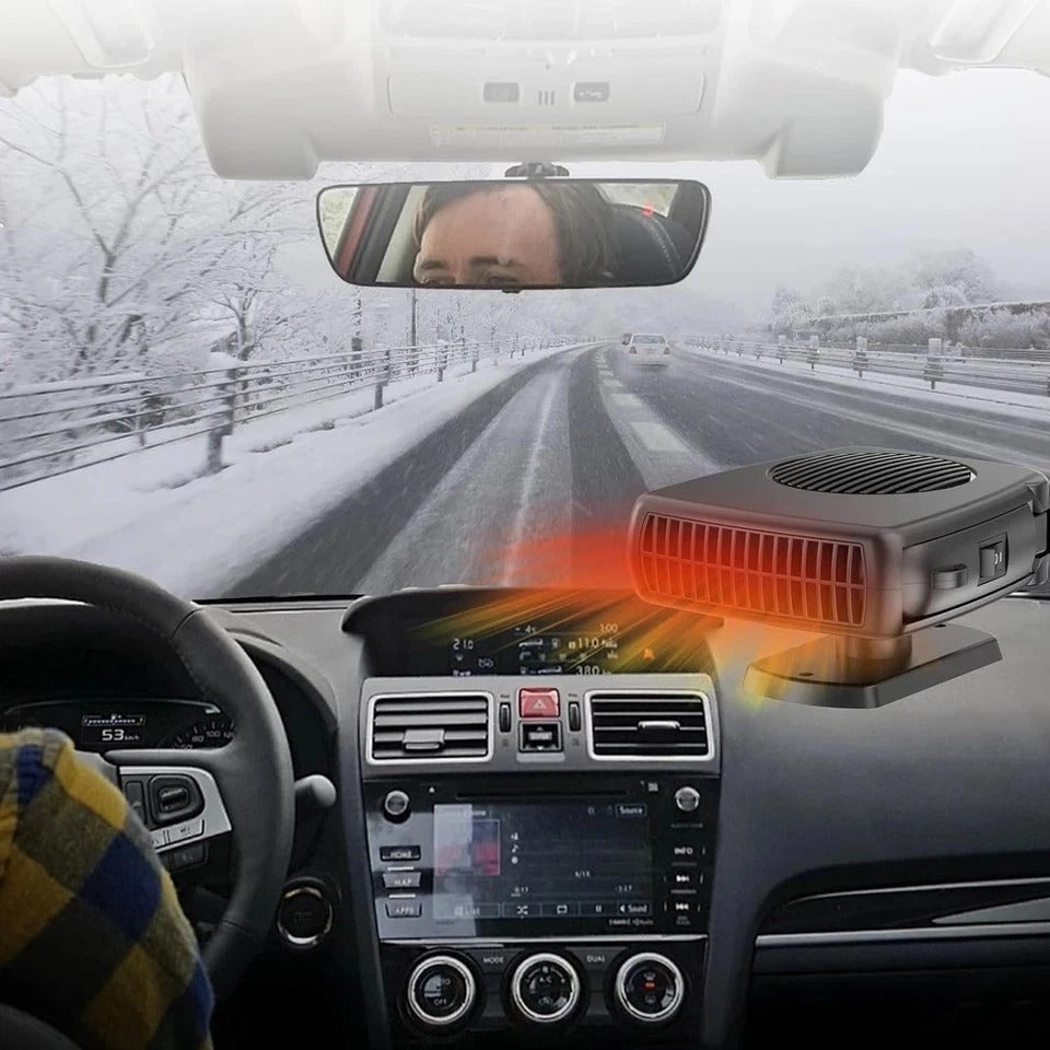200W Car Heater, 12 Volt Portable Heater for Cars, Auto Windshield Defogger D...