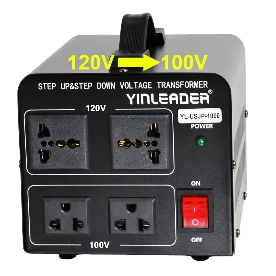 1000W US 120V to 100V JP Japan Voltage Converter Step Down/Up Transformer Ideal