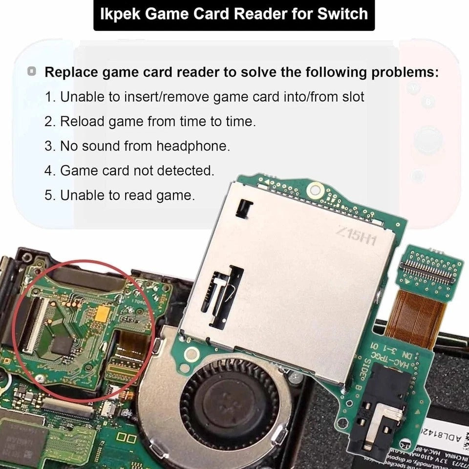 Nintendo Switch Game Card Reader Replacement - Fix Gaming Issues Effortlessly