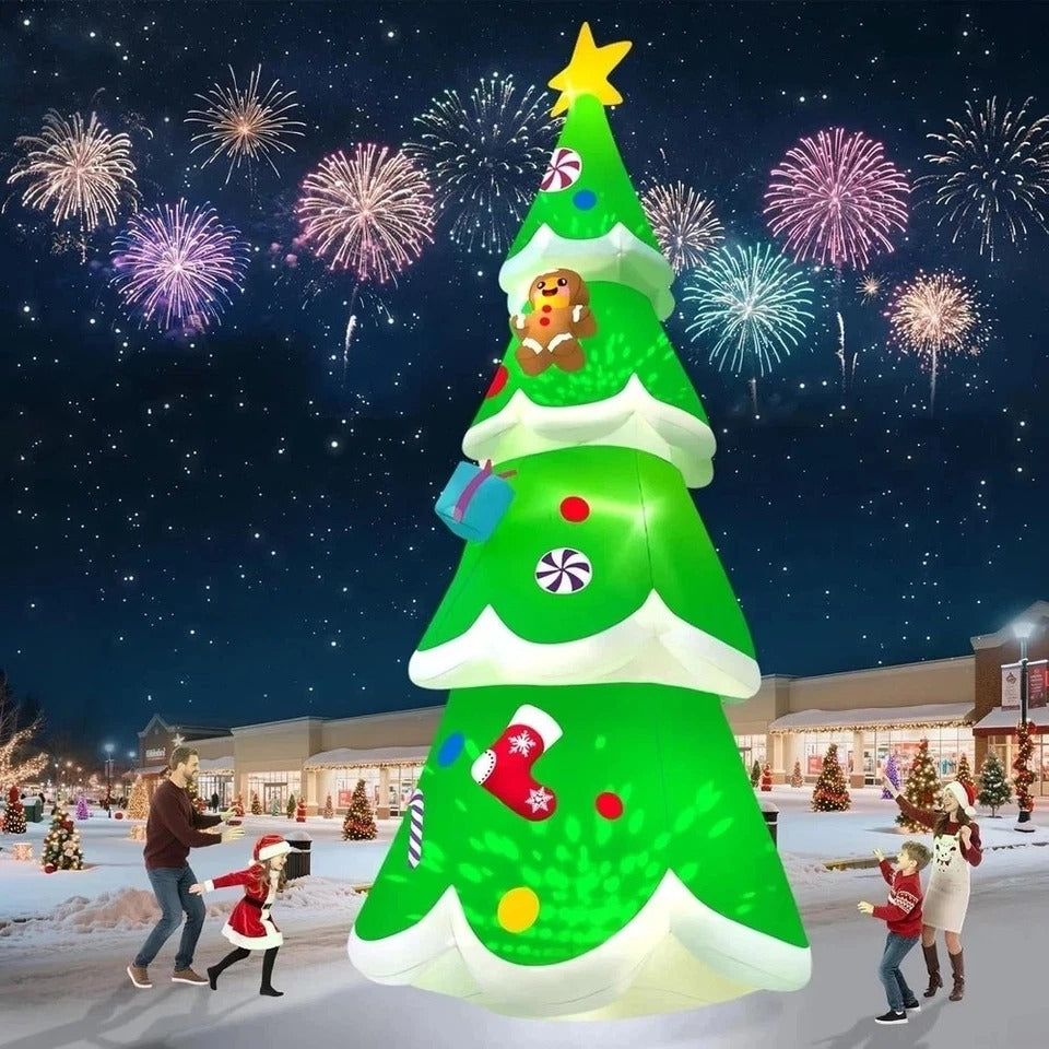 20FT Christmas Tree Inflatable with LED Light, Kalolary Giant Christmas Yard Inf
