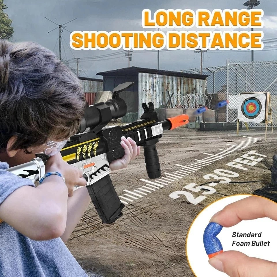 Sniper Rifle Toy with Scope - Soft Bullet Foam Blaster for Kids and Teens