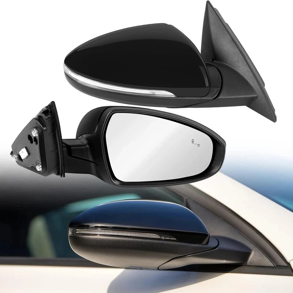 Side Mirror Compatible with KIA Forte 2019 2020 2021 2022 2023 2024, W/Blind Spo