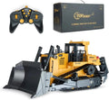 RC Bulldozer Toys for Boys - Remote Control Construction Vehicle with Metal Shov