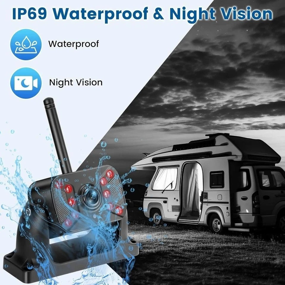 RV Backup Camera Wireless Plug & Play for Furrion Pre-Wired Rvs - 7″ Touchkey 4