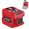 220W Portable Power Inverter for Milwaukee 18V Battery AC 110V USB Ports