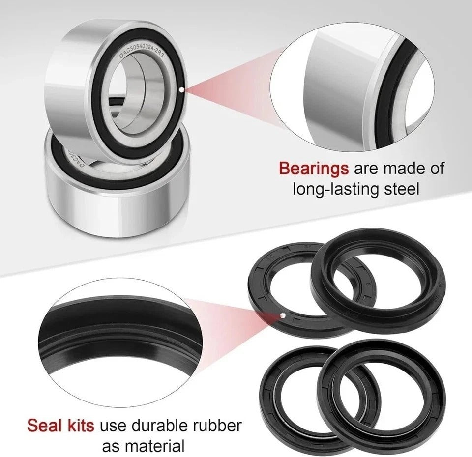 Wheel Bearings Seals Front for Foreman 500 400 450 Rincon 650 680 Rubicon 5