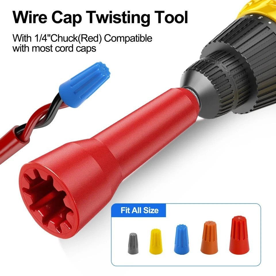 3x Wire Stripping&Twisting Tool Electrical Drill Wire Stripper Cable Nut Twister