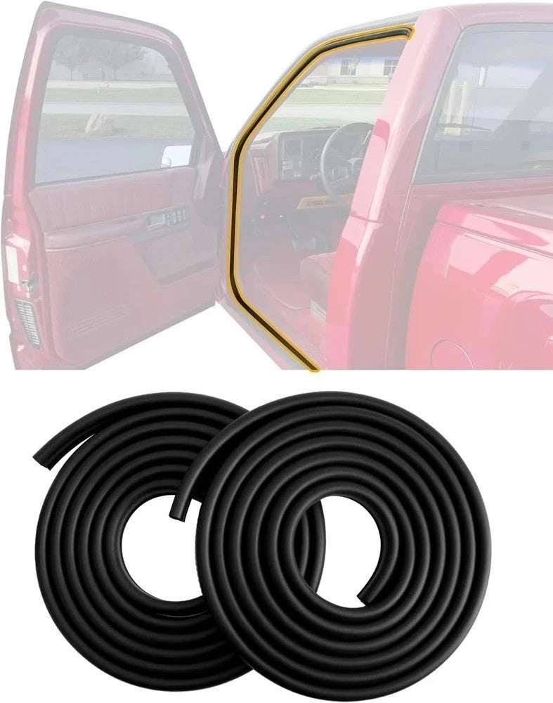 1 Pair Door Seal Weatherstrip for 1988-2000, Compatible with Chevy GMC C1500 ...