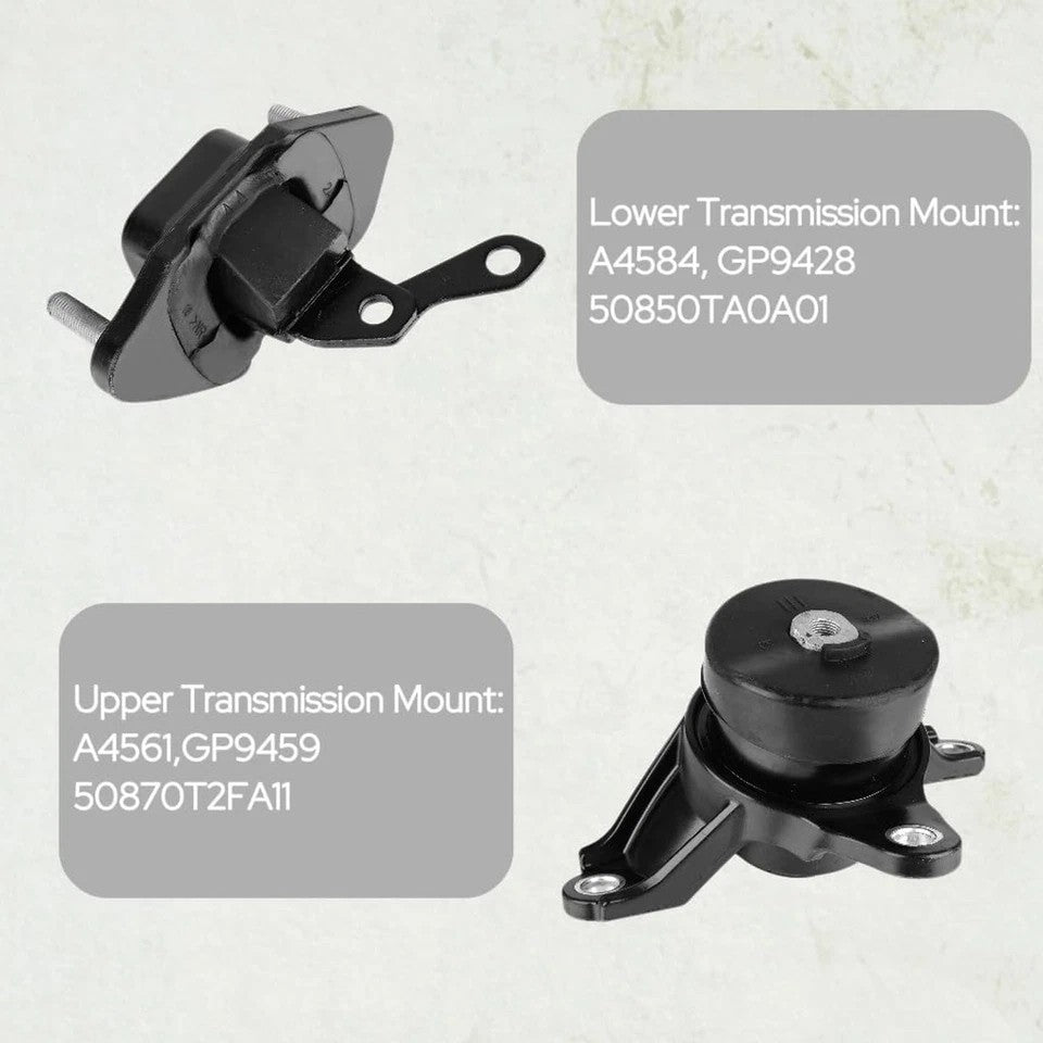 5PCS Engine Motor Mount Compatible with 2008 2009 2010 2011 2012 Honda Accord...