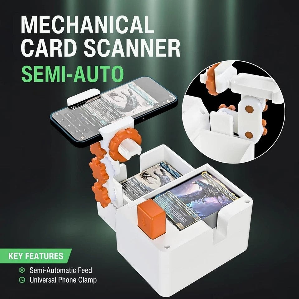 Card Scanner Pro: Automatic Card Scanner & Stand for MTG, TCG & Sports Cards