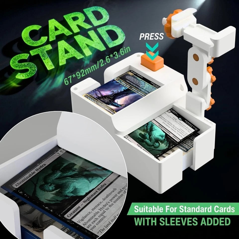 Card Scanner Pro: Automatic Card Scanner & Stand for MTG, TCG & Sports Cards