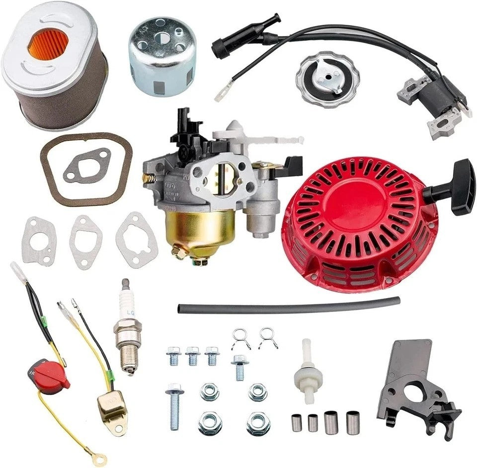 Engine Tune Up Kit Carburetor Recoil Starter for Honda GX160 GX200 GX120