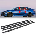Weatherstrip Window Trim Seal Belt for 2016-2021 Honda Civic Sedan - 4 Pcs