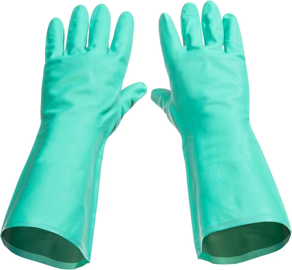Nitrile Rubber Cleaning Dishwashing Gloves, Extra Extra Large XXL (1 Pair)