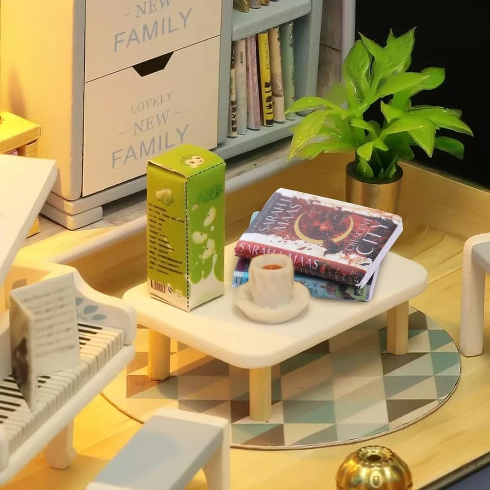 DIYDEC 300Pcs Mini Books Miniatures Dollhouse Books for Anxiety Bookshelf Tiny P