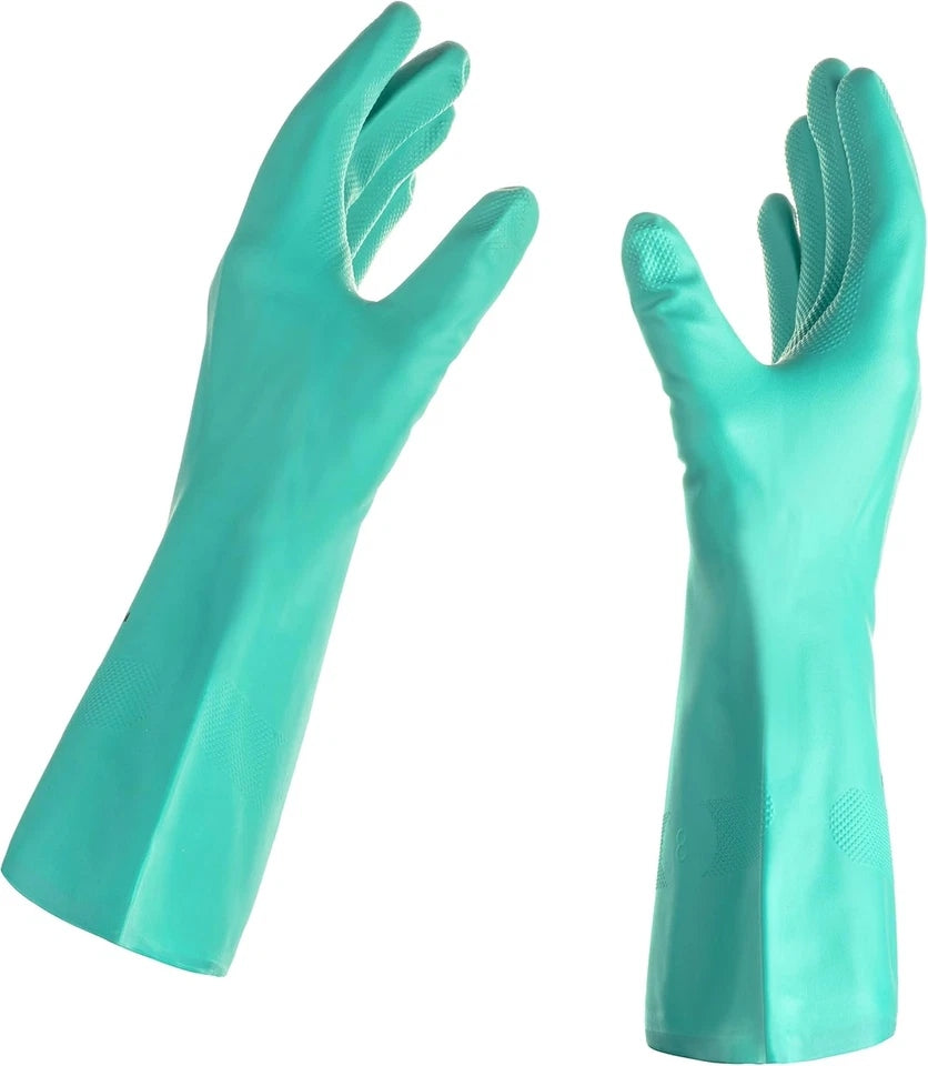 Nitrile Rubber Cleaning Dishwashing Gloves, Extra Extra Large XXL (1 Pair)