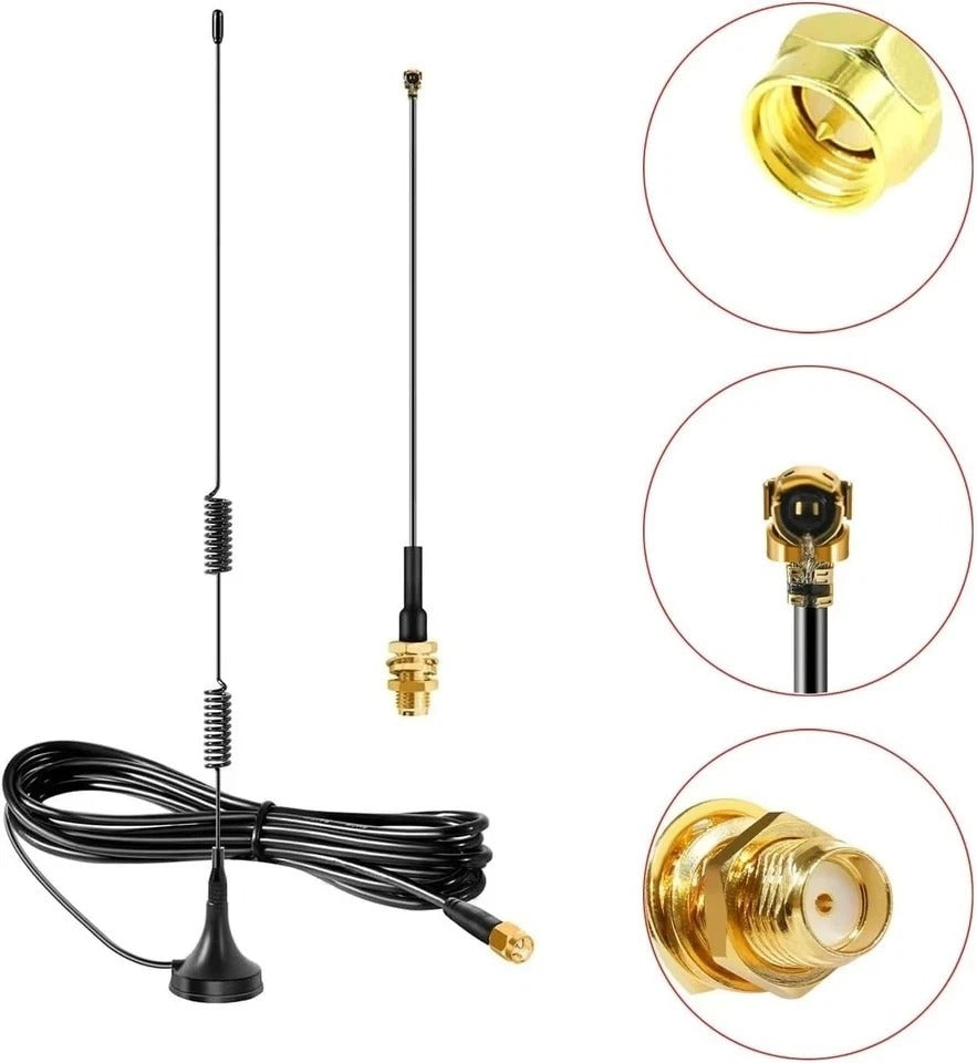 Meshtastic Long Range 915MHz Lora Magnetic Base Antenna with SMA Male for LoR...