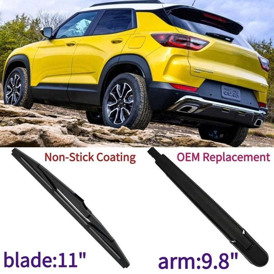 Rear Wiper Arm Blade for 2022 2023 2024 2025 2026 Chevrolet Chevy Trailblazer...