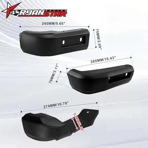 Mud Flap Replacement Kit Compatible with GMC Sierra 1500 2WD 4WD 2019-2025 &