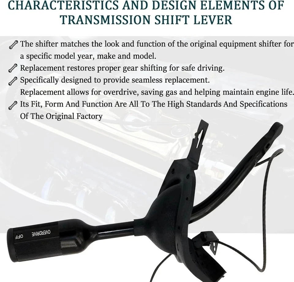 5C3Z-7210-AAA Automatic Transmission Gear Shifter Lever Handle Overdrive Switch
