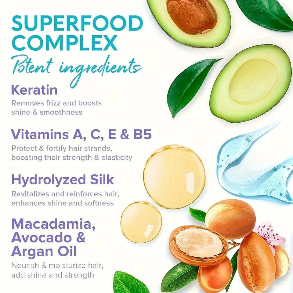 Hair Vitamins Serum Biotin Collagen Oils 40 Caps