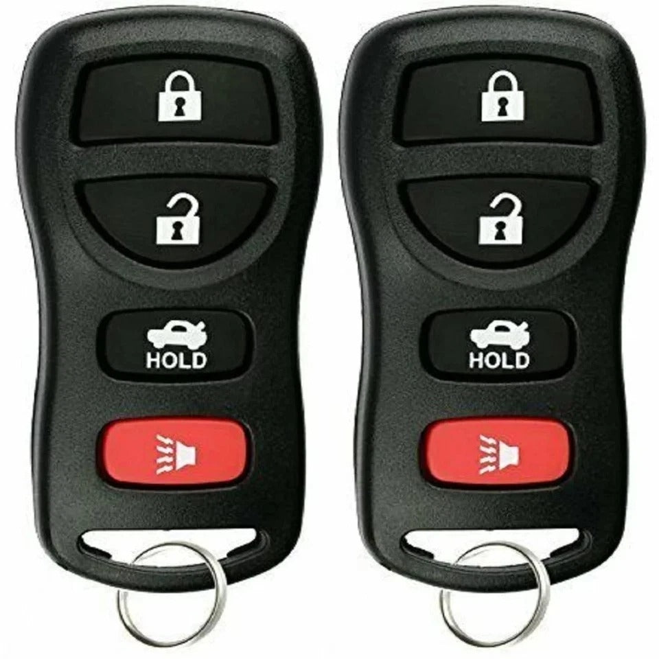 2X Tecla De Control Remoto De Entrada Sin llave Para Coches Nissan Infiniti