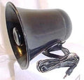 5-Inch Black PA Horn Speaker for CB & Ham Radio - Weatherproof & Powerful